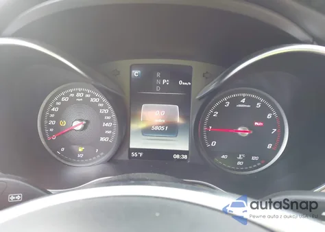 2017 Mercedes-Benz C 300 z USA, uszkodzony, nr VIN WDDWJ4JB4HF384166